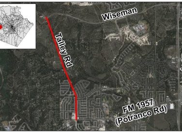 map of Talley Road